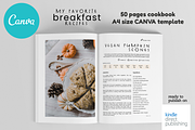 Canva Breakfast A4 Cookbook Template, a Magazine Template by DeLaGranSiete (Thumbnail 6 of 10)