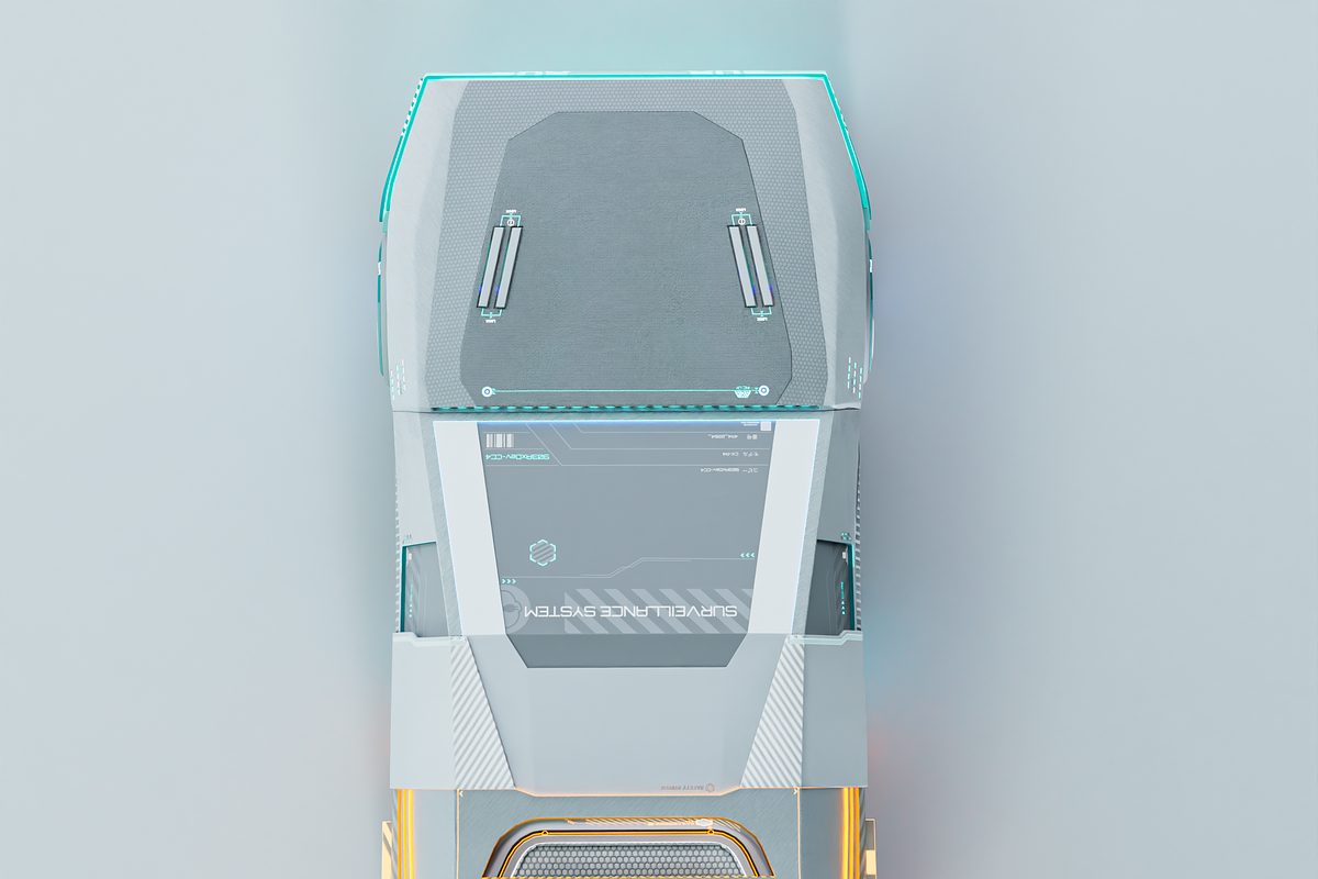 Sci-fi concept car, a Cars & Vehicle 3D Model by Snji | 3D Models (Photo 5 of 8)