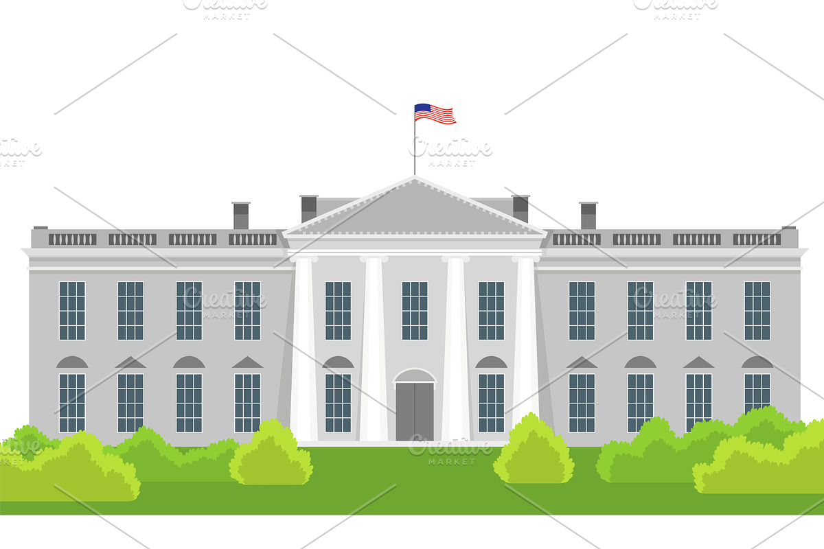 White House US presidential, an Object Illustration by Things for designers