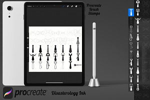 BowTie Neck Ties Set 1 Procreate