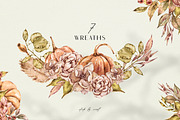 -20% Watercolor PUMPKIN SEASON set, a Texture Illustration by Tiana Geo (Thumbnail 2 of 16)
