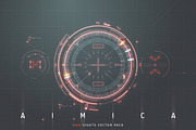 HUD BUNDLE - interface elements, a Technology Illustration by TITO (Thumbnail 5 of 13)