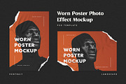 Ripped Paper Poster Mockup Set, a Print Template by veila.me (Thumbnail 3 of 5)