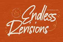 Endless Revisions - Handwritten Font