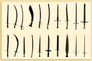 40 Procreate Sword Stamp Brushes, a Brush Add-On by BrushBoy (Thumbnail 3 of 4)