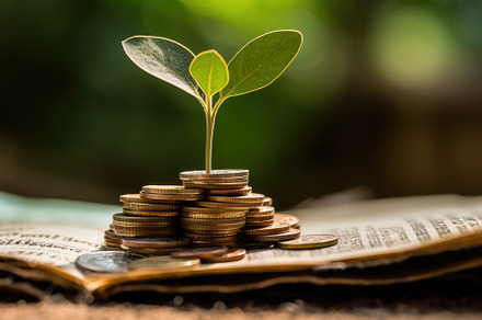 An image that represents the idea of financial growth and invest, a Business Photo by designvectx