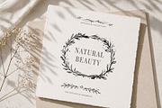 Ink Botanical Elements Vector Set, an Object Graphic by Christine Krahl (Thumbnail 3 of 12)