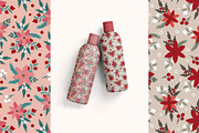 Winter Floral seamless pattern, a Pattern Graphic by Cozy pattern shop (Thumbnail 5 of 7)