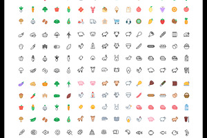 3000 Mega Bundle Line&color Icons