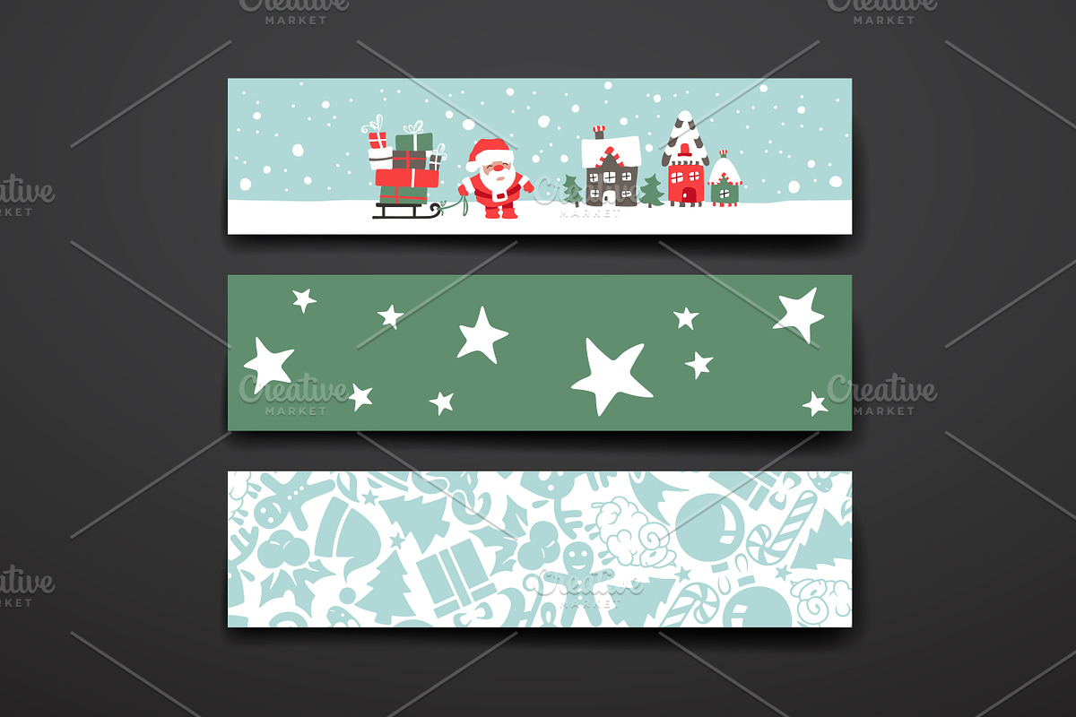 Merry Christmas Card Template, a Card Template by Palau (Photo 4 of 5)