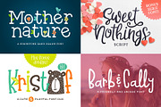 Sweet Tooth Font Bundle, a Slab Serif Font by Denise Chandler (Thumbnail 3 of 15)