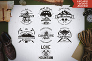 Mountain Icons Shapes Bundle & SVG, an Object Graphic by JeksonGraphics (Thumbnail 4 of 10)