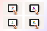 10 Vibrant 3D Gradient Logo Pack, a Branding & Logo Template by AmmarZahoor (Thumbnail 4 of 10)