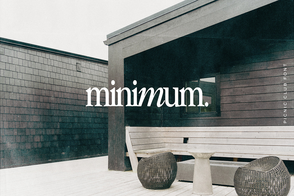 The Picnic Club - Nostalgic Serif, a Serif Font by Ivan Rosenberg (Photo 15 of 19)