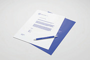 Business Letter and Pen Mockup, an Advertising Mockup by skybluecreative (Thumbnail 2 of 3)