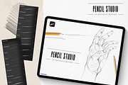 Pencil Studio - Procreate Brushes, a Brush Add-On by AMStudio. (Thumbnail 5 of 6)