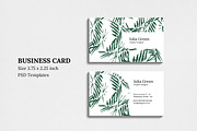 Nature Business Card, a Business Card Template by feydesign (Thumbnail 1 of 2)