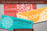 Set of gift voucher templates, a Flyer Template by Astarte_design (Thumbnail 1 of 4)
