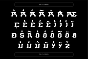 VB Reelhoman - Futuristic Font, a Sans Serif Font by VALIANTBROTHA (Thumbnail 6 of 8)
