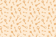 Vintage keys seamless patterns, a Pattern Graphic by Good Studio (Thumbnail 2 of 9)