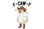 F-Caw-F Sublimation Png, an Illustration by Designking (Thumbnail 2 of 4)