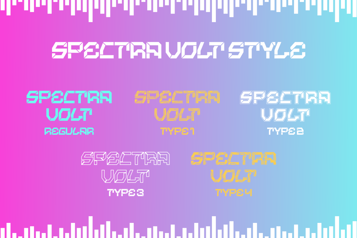 Spectra Volt - Cyberpunk Font, a Font by PutraCetol Studio (Photo 7 of 11)