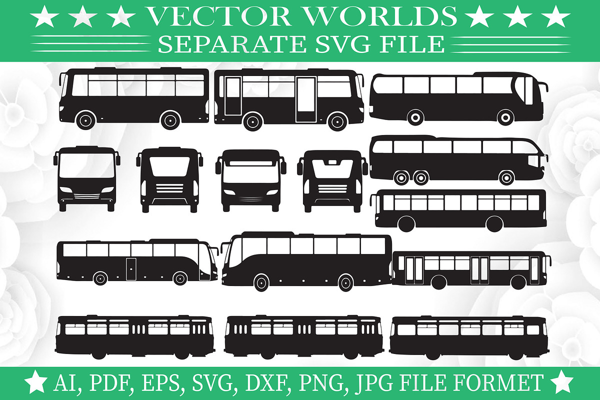 Bus Svg, Car Svg, an Object Graphic by VectorWorlds (Photo 3 of 3)