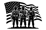Soldier Team Patriot Flag, an Object Graphic by Gfx_Store (Thumbnail 13 of 16)
