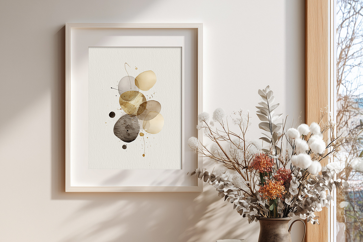 Minimalist Abstract Shapes Art, a Decorative Illustration by Housui Patterns (Photo 10 of 17)