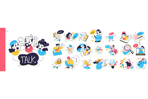 People conversation technology, a Technology Illustration by Stock-Smart-Start