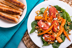 Roast Pumpkin Salad, a Food & Drink Photo by THP Creative