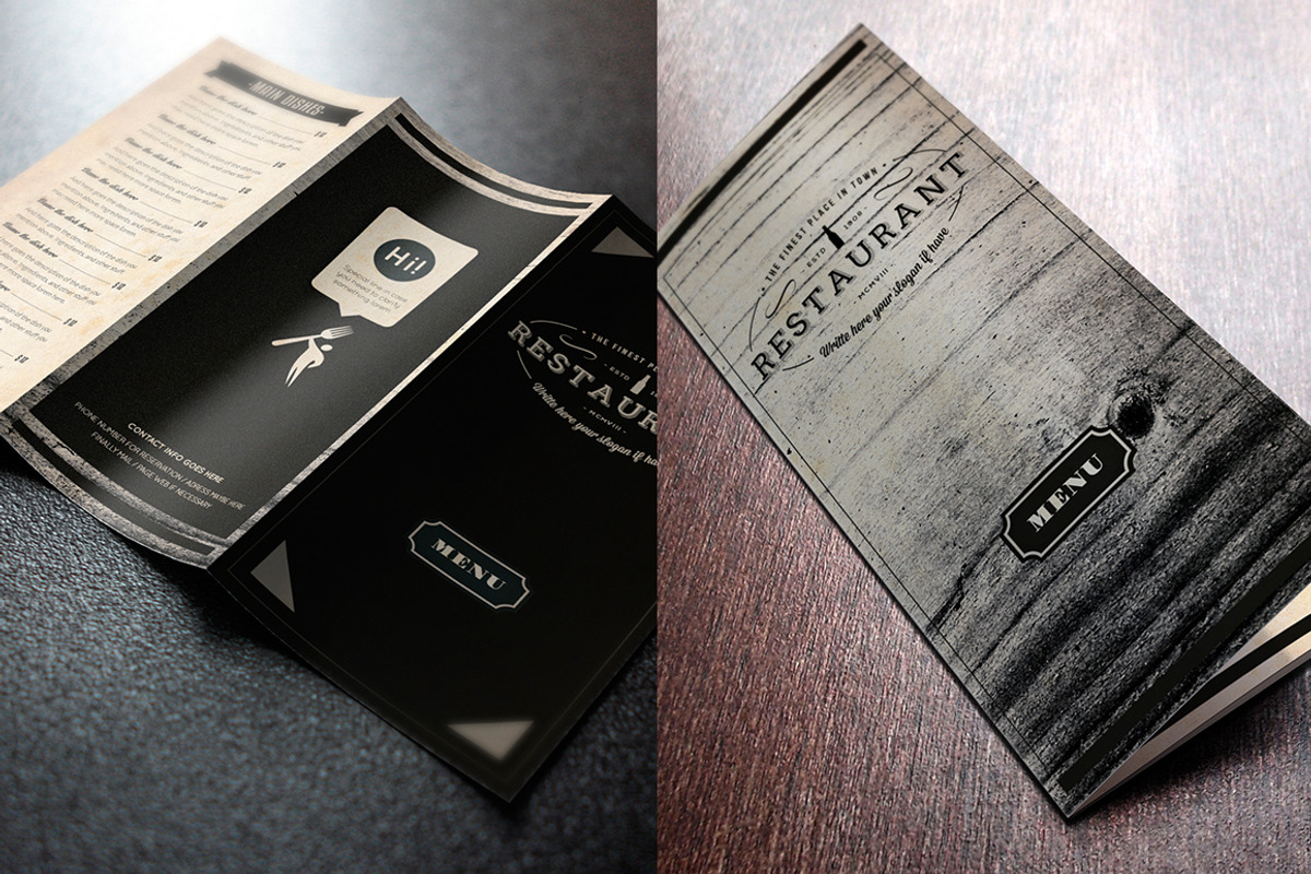 Elegant Food Menu 10, a Brochure Template by Luuqas Design (Photo 4 of 6)