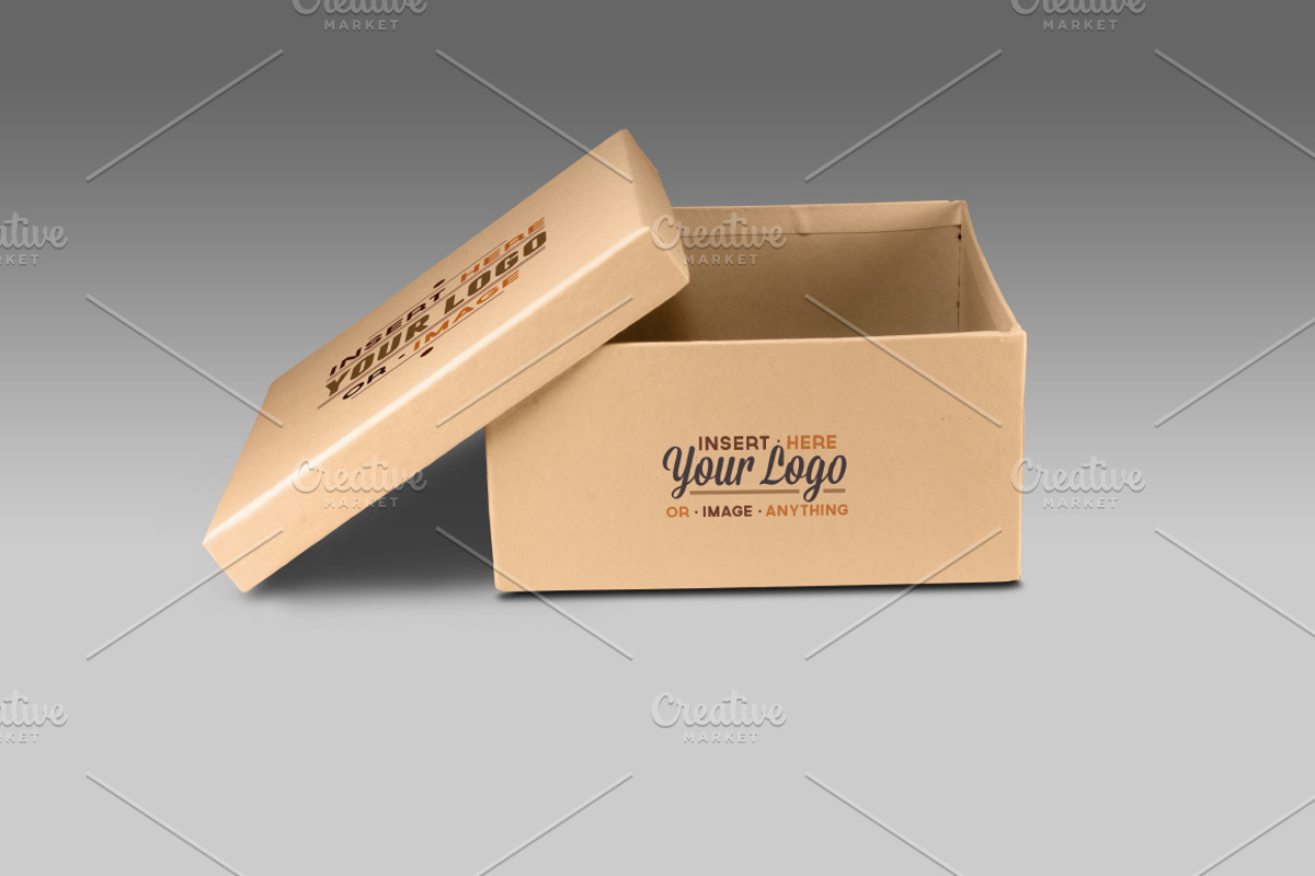 5 Photorealistic Logo on Box Mockups, a Product Mockup by Illusiongraphic (Photo 4 of 5)