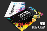 Artistic Design Business Card Bundle, a Business Card Template by PremadePixels.com (Thumbnail 1 of 5)