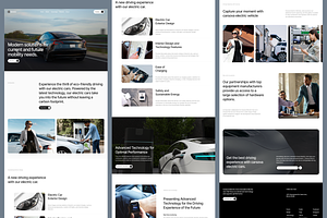 Carsova - Electric Car Landing Page