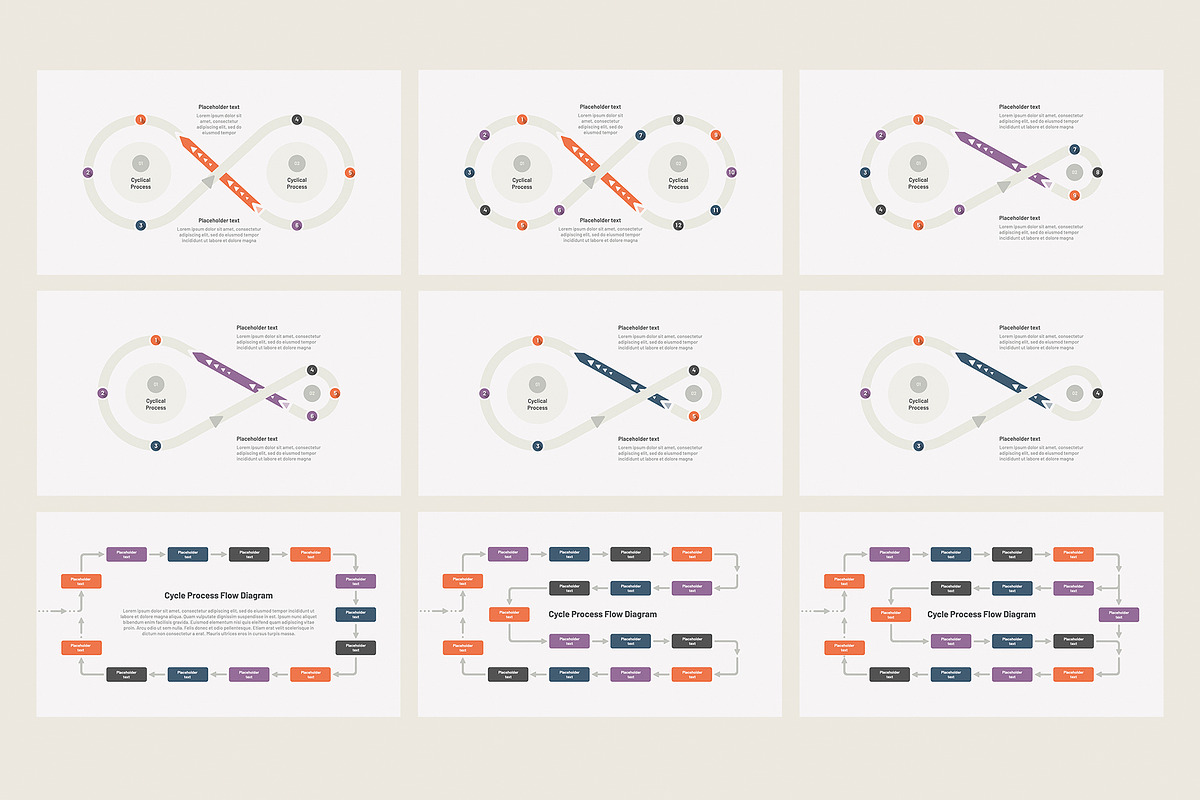 Cycle Process Flow diagram PPT, a Presentation Template by HiSlide.io (Photo 4 of 5)