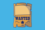 Cowboy Wanted Cartoon Vector, an Object Illustration by Artstorystudio (Thumbnail 3 of 3)
