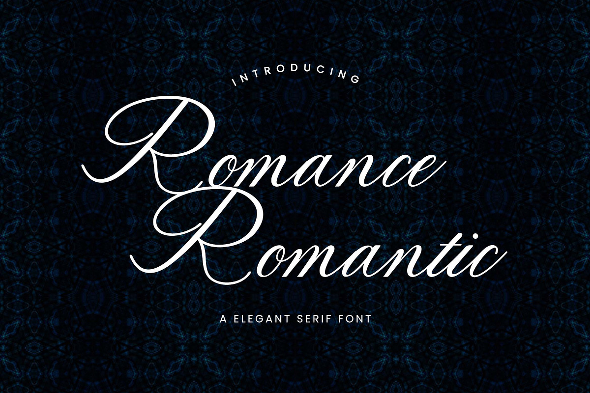 Romance Romantic Serif Font, a Serif Font by UICreative (Photo 1 of 13)