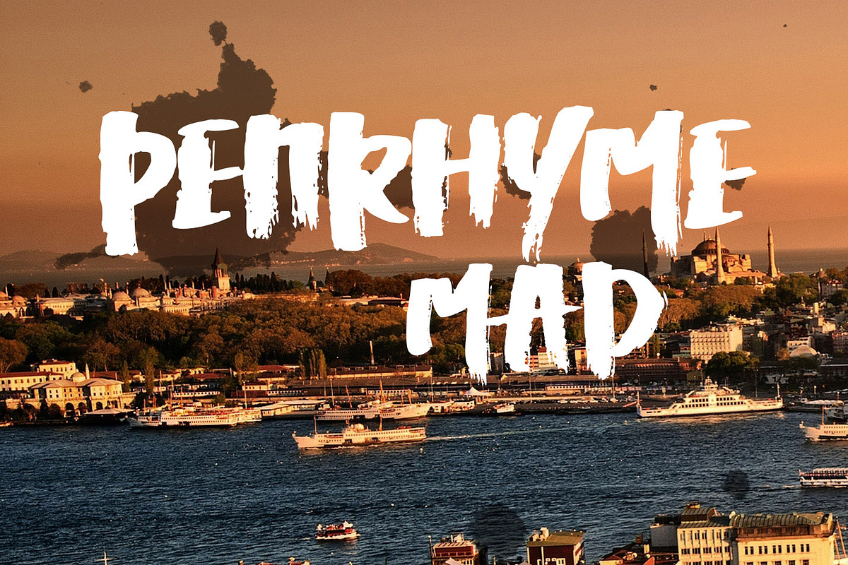 Penrhyme Calligraphy Font preview 4