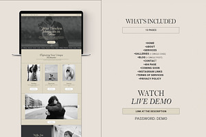 Photography Website Template