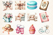 Watercolor Ballet Whisper Clipart, an Illustration by Libby Wishes (Thumbnail 3 of 5)
