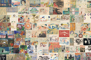 550 Edvard Munch Paintings