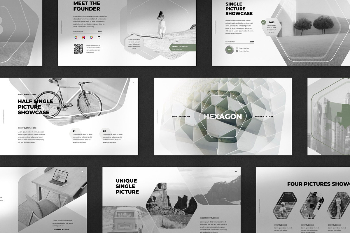 Hexagon Animated Presentation, a Presentation Template by Creathrive Design (Photo 3 of 12)