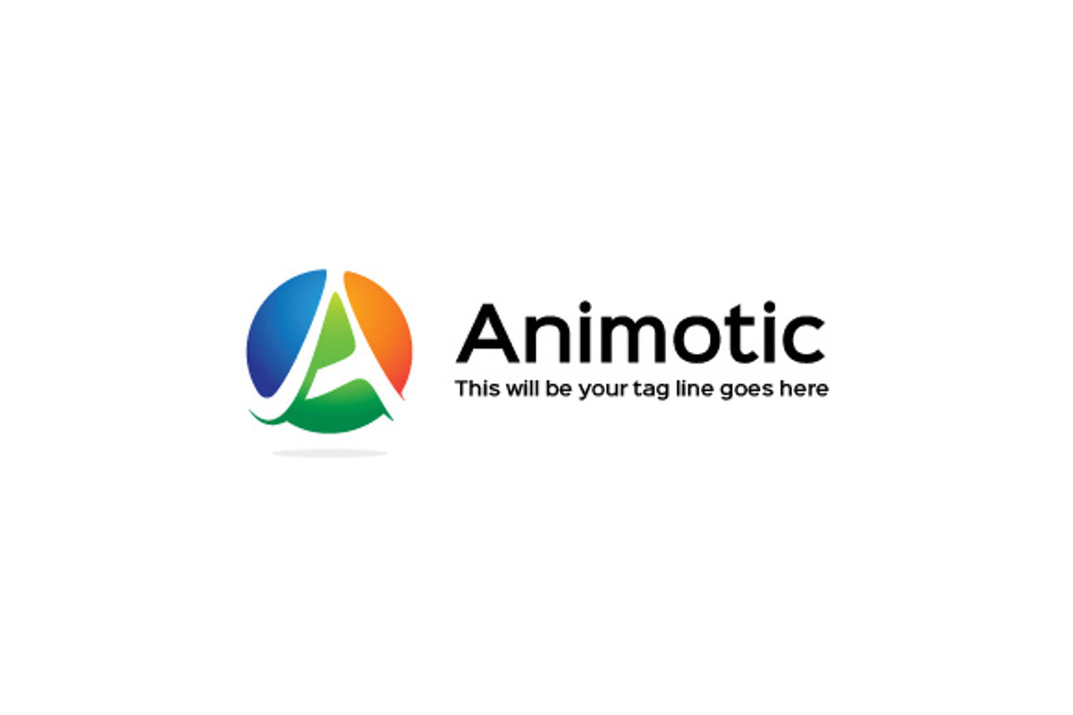 Animotic logo, a Branding & Logo Template by The Branding Fusion