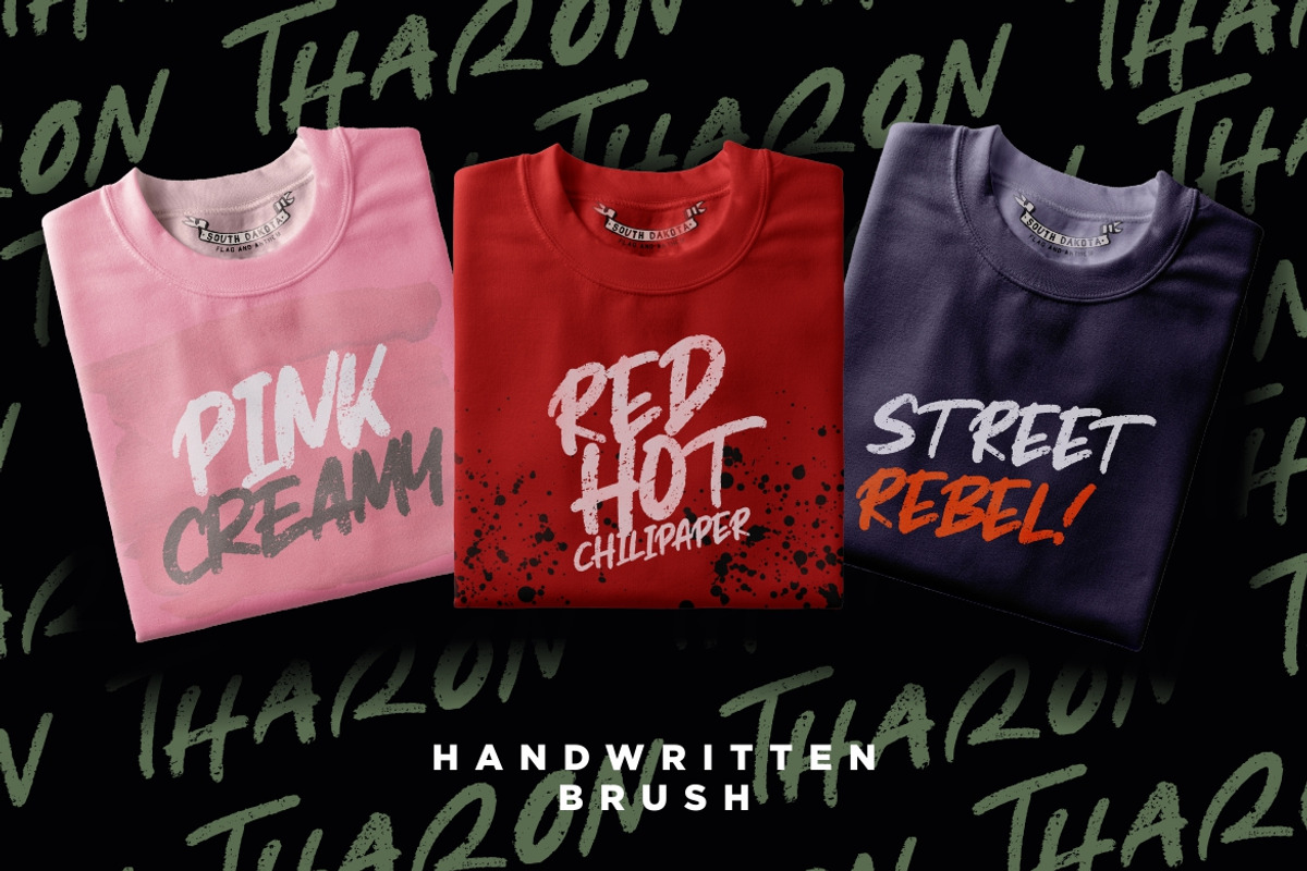 Tharon Brush Business Font preview 5