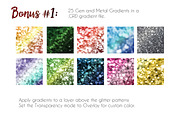 Glitter Texture Patterns Photoshop, a Palette Add-On by Transfuchsian (Thumbnail 3 of 5)