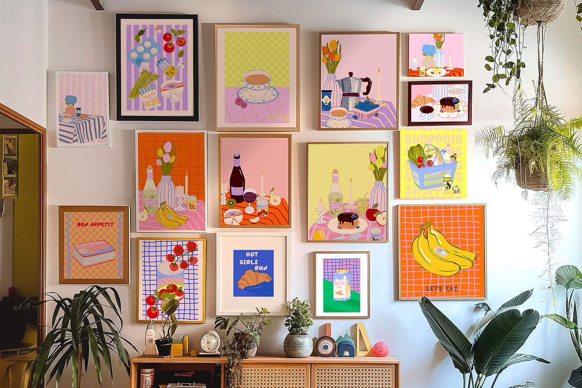Bon Appetit Wall Arts, an Illustration by Mio Buono (Photo 5 of 9)