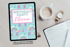 Birthday Party Planner - Printable