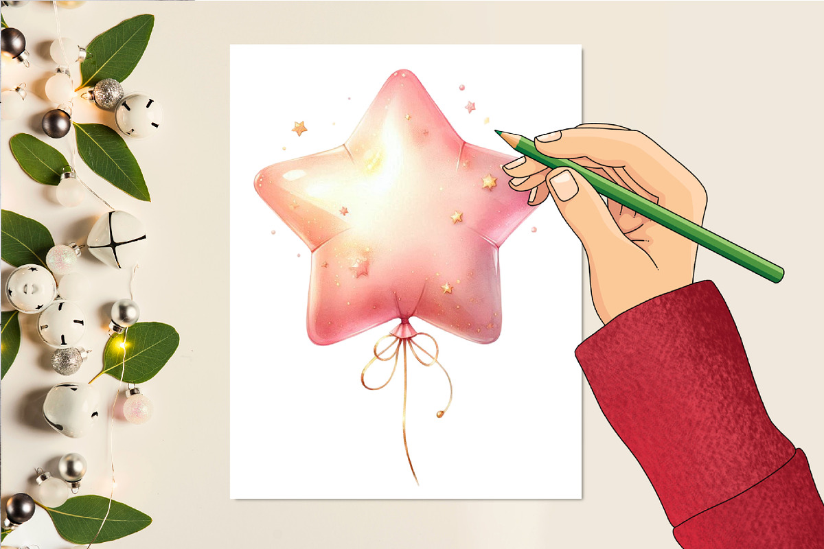 Happy New Year 2026 Clipart, an Illustration by DreamCafeArt (Photo 5 of 6)