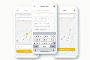 Yunu - Taxi App UI Kit